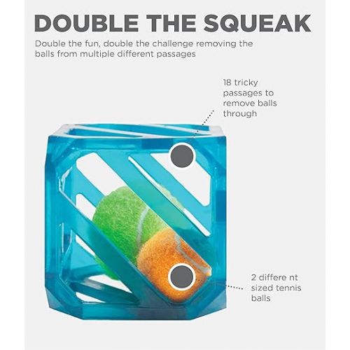  Outward Hound Puzzle Cube Interactive Squeaky Dog Toy