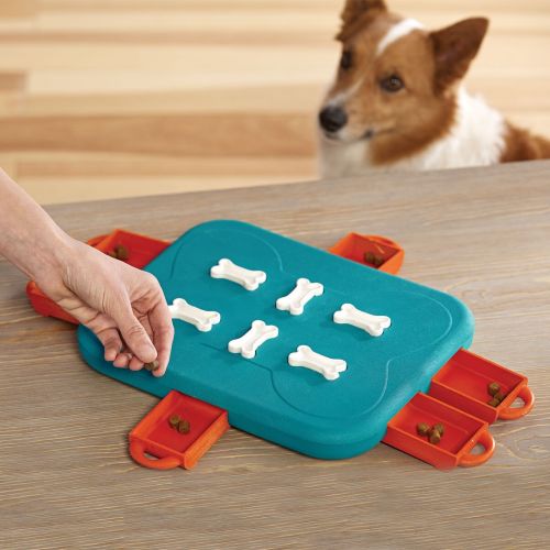  Outward Hound Nina Ottosson Dog Casino Advanced Puzzle Toy  Stimulating Interactive Dog Game for Dispensing Treats