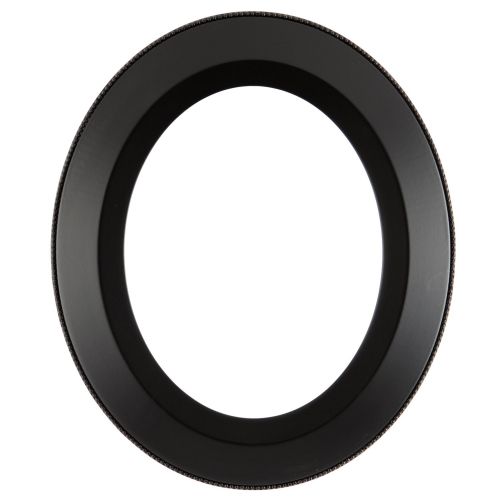  Oval And Round Mirrors Oval Beveled Wall Mirror for Home Decor - Lombardia Style - Matte Black - 26x30 outside dimensions
