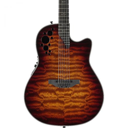  Ovation},description:In keeping with their tradition of creating beautifully innovative guitars, Ovation created a small batch run of Exotic Wood Elite Plus models like this C2078A