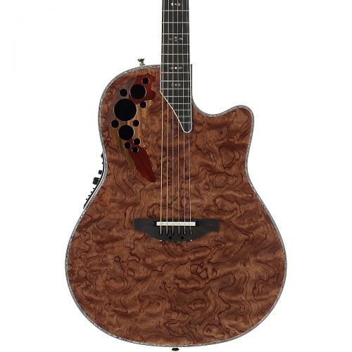  Ovation},description:In keeping with their tradition of creating beautifully innovative guitars, Ovation introduces a small batch run of exotic wood Elite Plus models. Featuring ey