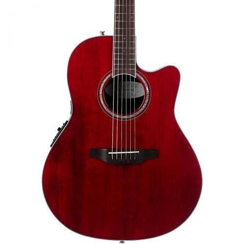  Ovation},description:The Celebrity Standard CS28-NEB guitar has the classic Super Shallow Lyrachord cutaway body with a solid spruce top featuring quartersawn scalloped “X” bracing