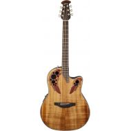Ovation CE44P-FKOA Acoustic-Electric Guitar, Figured Koa