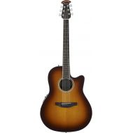 Ovation 6 String Acoustic-Electric Guitar, Right Handed, 2-Color Sunburst (CS24-1)