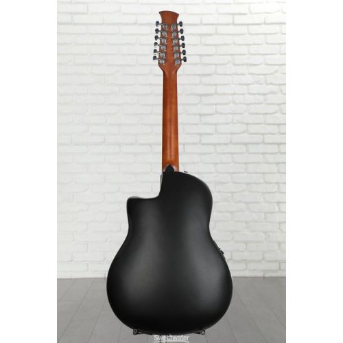  Ovation Applause AB2412II-5S Mid-depth 12-string Acoustic-electric Guitar - Black