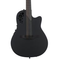 Ovation Pro Series Elite Tx E 2058-5 12-string Acoustic-electric Guitar - Black