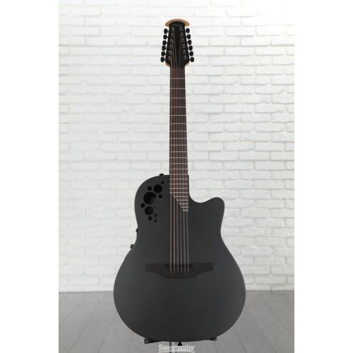  Ovation Pro Series Elite Tx E 2058-5 12-string Acoustic-electric Guitar - Black