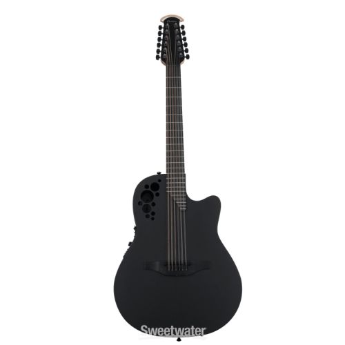  Ovation Pro Series Elite Tx E 2058-5 12-string Acoustic-electric Guitar - Black