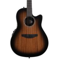 Ovation CS24P-ABLKW-G Celebrity Exotic Selection Acoustic-electric Guitar - Black Burst