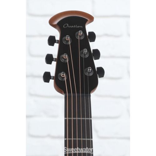  Ovation CS24P-ABLKW-G Celebrity Exotic Selection Acoustic-electric Guitar - Black Burst