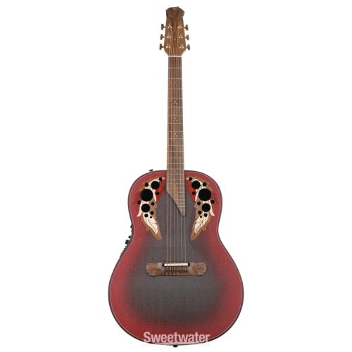  Ovation Adamas I, GT Non-Cutaway Deep - Reverse Red Burst