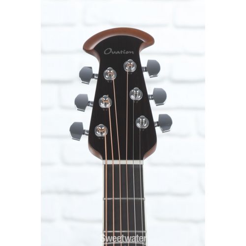  Ovation Celebrity Standard Plus Mid-Depth Acoustic-Electric Guitar - Trans Black