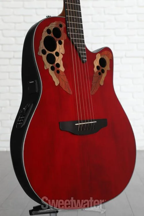  Ovation Elite Celebrity - Ruby Red