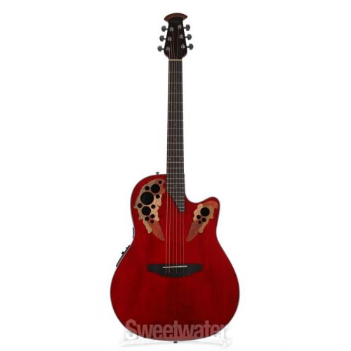  Ovation Elite Celebrity - Ruby Red