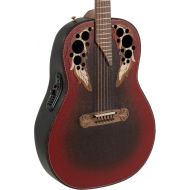 Ovation Adamas I 1687GT-2 Deep Contour Acoustic-electric Guitar - Reverse Red Burst