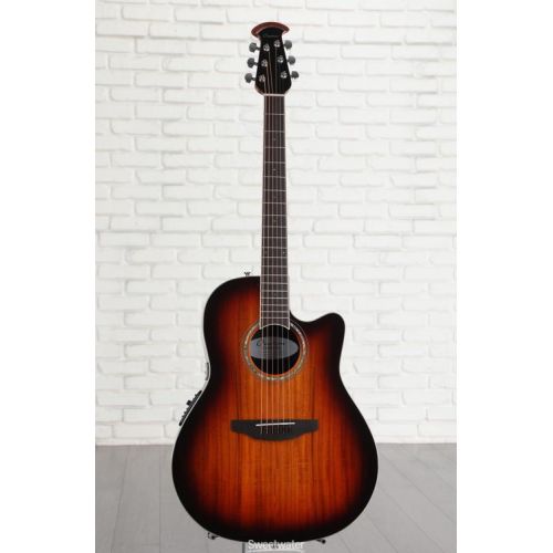  Ovation Celebrity Plus Super Shallow Acoustic-Electric Guitar - Koa Burst Demo