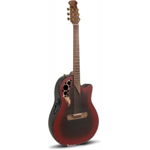  Ovation Adamas I GT Cutaway Deep Contour Acoustic-electric Guitar - Reverse Red Burst