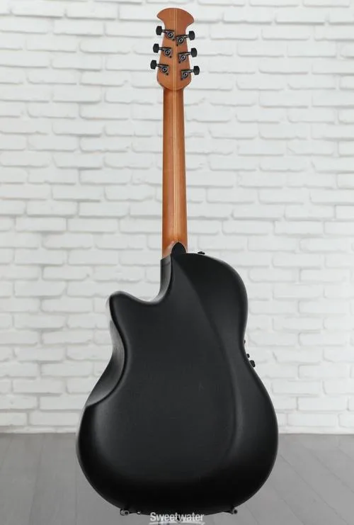  Ovation Timeless Balladeer Deep Contour Acoustic-Electric Guitar - Black