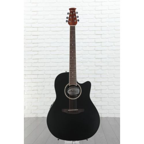  Ovation Applause AB28-5S Super Shallow Acoustic-electric Guitar - Black Satin Demo