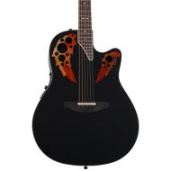 Ovation Timeless Elite Deep Contour Acoustic-Electric Guitar - Black