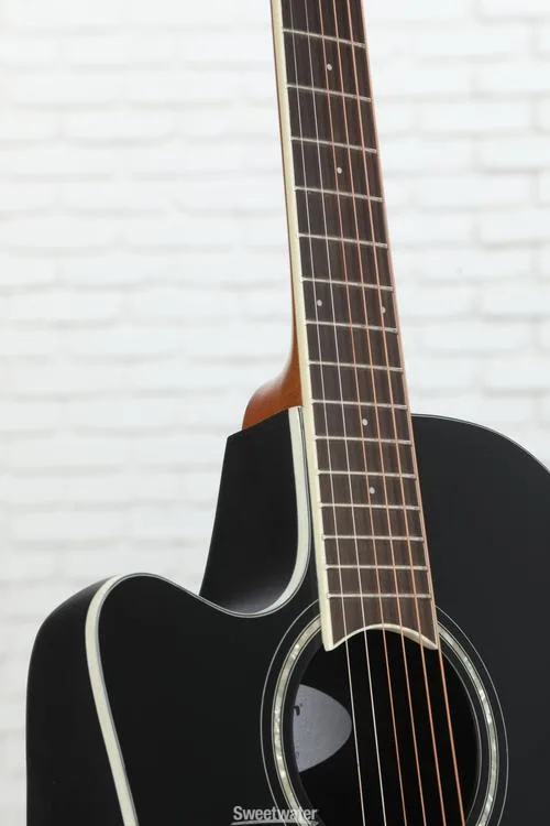  Ovation Celebrity Standard CS24L-5G Mid-depth Left-handed Acoustic-electric Guitar - Black