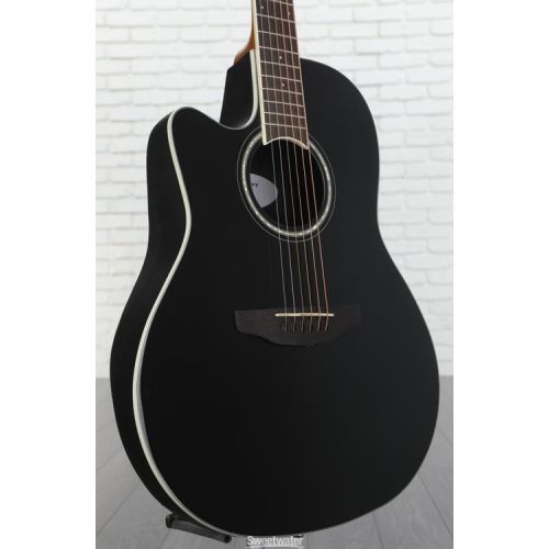  Ovation Celebrity Standard CS24L-5G Mid-depth Left-handed Acoustic-electric Guitar - Black