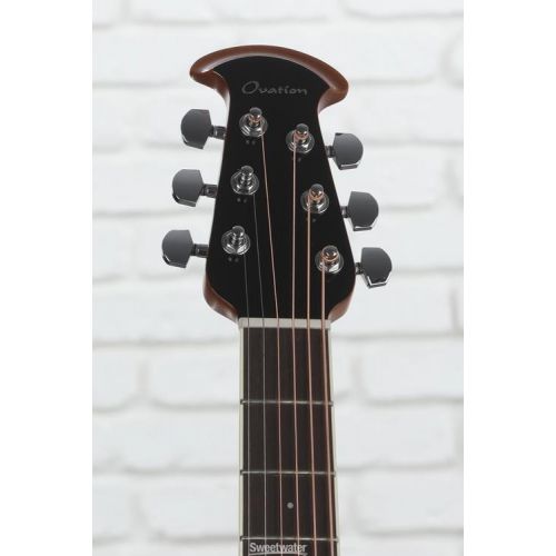  Ovation Celebrity Standard CS24L-5G Mid-depth Left-handed Acoustic-electric Guitar - Black