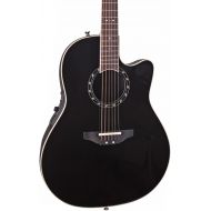 Ovation Standard Balladeer 2771AX Acoustic-electric Guitar, Black