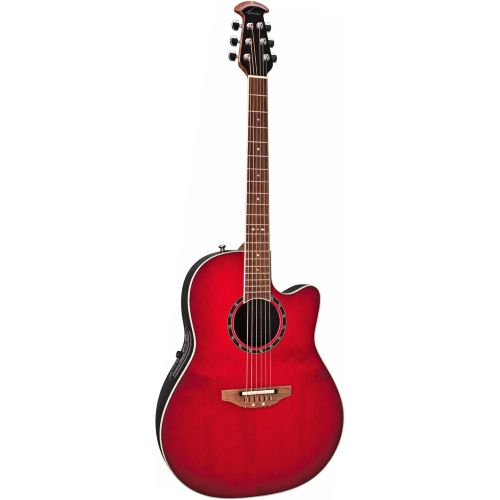  Ovation Standard Balladeer 2771AX Acoustic-electric Guitar, Black