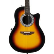 Ovation Signature Collection 6 String Acoustic Electric Guitar Right, Sunburst 1771VL-1GC