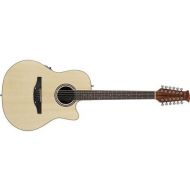 Ovation Applause 12 String Acoustic Guitar Right, Natural Mid Depth Body AB2412II-4