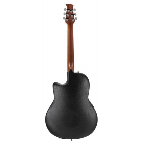  Ovation Applause 6 String Acoustic-Electric Guitar Right, Vintage Varnish Mid-Depth AE44II-VV