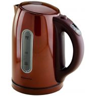 Ovente 6.5-Cup Temperature control Cordless Brown Stainless Electric Kettle