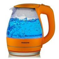 Ovente KG83O Orange 1.5-liter Glass Electric Kettle by Ovente