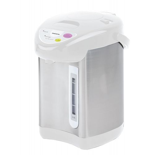  Ovente WA32W 3.2 Liter Insulated Water Dispenser with Boiler and Keep Warm Function,White Stainless Steel