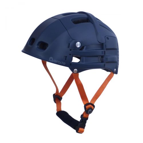  Overade Plixi Foldable Bicycle Helmet, Matte Blue, SM (54-58 cm)