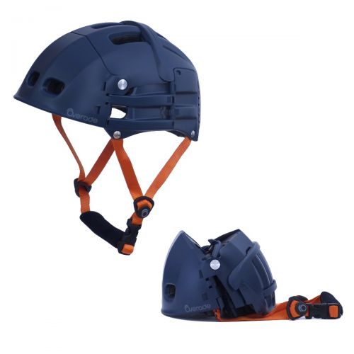  Overade Plixi Foldable Bicycle Helmet, Matte Blue, SM (54-58 cm)