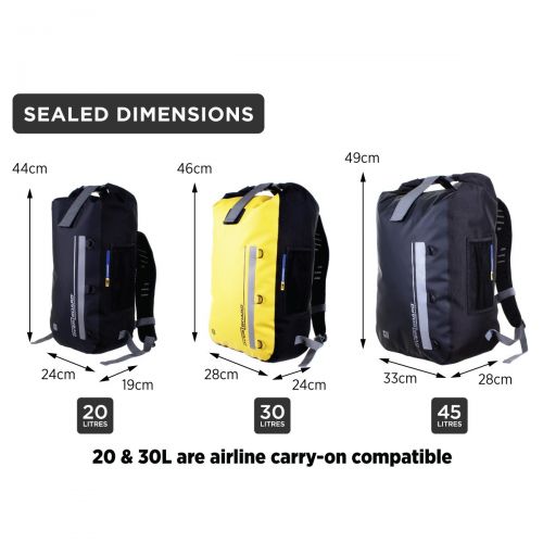  Overboard Classic 100% Waterproof Backpack Dry Bag