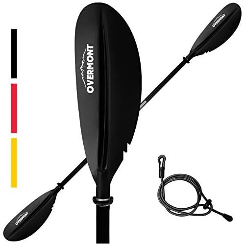  [아마존베스트]Overmont Kayak Paddle 87” 2-Piece Heavy Duty Aluminum Alloy Lightweight Oar for Inflatable Kayaks with Leash