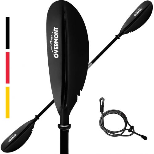  [아마존베스트]Overmont Kayak Paddle 87” 2-Piece Heavy Duty Aluminum Alloy Lightweight Oar for Inflatable Kayaks with Leash