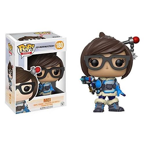  Pop! Games: Overwatch Mei, McCree, Lucio, Symmetra, D.VA with Meka and Reinhardt 6 Vinyl Figures! Set of 6