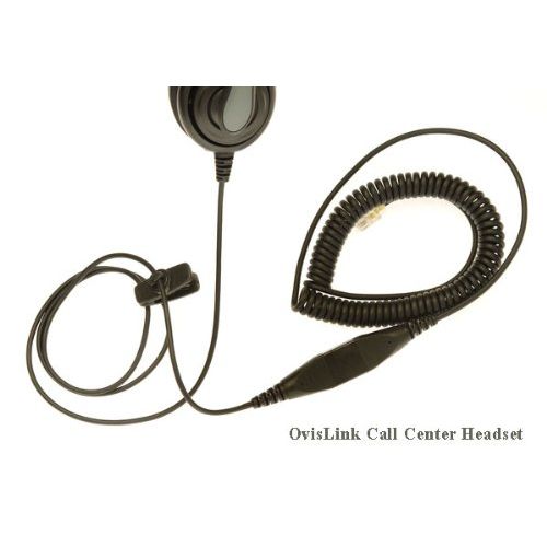  Ovislink OvisLink Dual Ear Call Center Headset for Allworx IP Phones, Over-the-Head design, Noise Cancellation