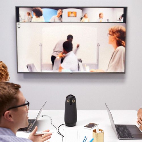  Owl Labs Meeting Owl - 360 Degree, 720p Video Conference Camera, Microphone, and Speaker (Automatic Speaker Focus, Perfect for Huddle Rooms)