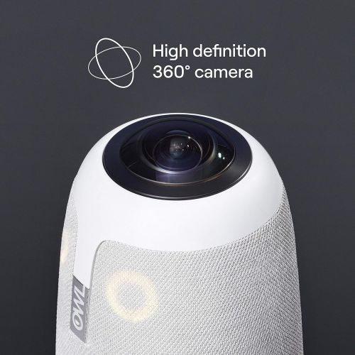  [무료배송] 아울랩스 360도 원격 화상회의 미팅 아울 프로 Owl Labs Meeting Owl Pro - 360-Degree, 1080p HD Smart Video Conference Camera, Microphone, and Speaker (Automatic Speaker Focus & Smart Zooming and Noise Equalizing)