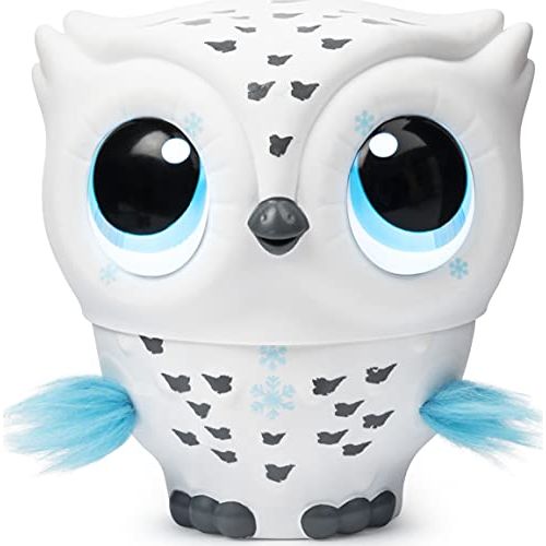  [아마존베스트]Owleez, Flying Baby Owl Interactive Toy with Lights and Sounds (White), for Kids Aged 6 and Up