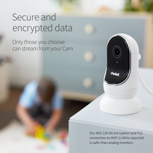  Owlet Cam Wi-Fi Video Baby Monitor (White)