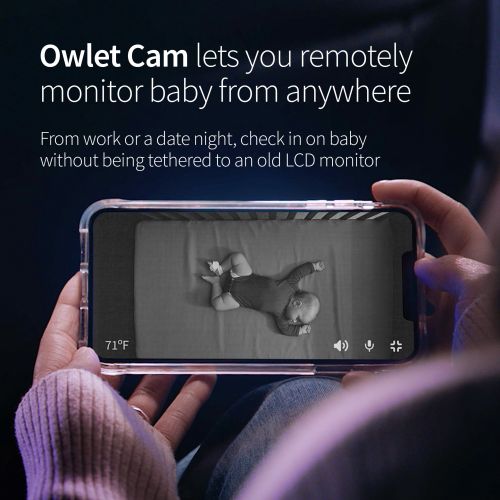  Owlet Cam Wi-Fi Video Baby Monitor (White)