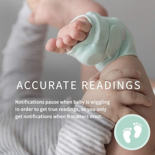  Owlet Smart Sock 2 Baby Monitor - Track Your Infants Heart Rate & Oxygen Levels