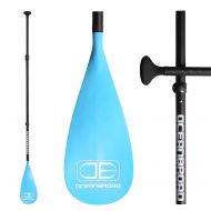 Own Ocean Broad SUP Paddle Board Paddle with Carry Bag 3-Piece Adjustable Fiberglass Shaft Nylon Blade Stand up Paddle