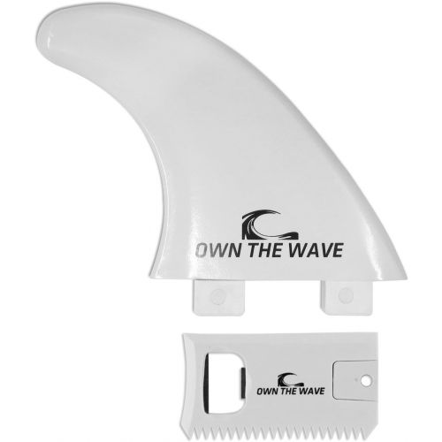  Own the Wave Fiberglass Reinforced Surfboard Fins (3) + Free FCS Screws and Hex Key! Glass Flex Thruster Surf Fin Set (FCS G5 M5 Style) - Tri Fin Thruster Set Surfboard fins FCS fi